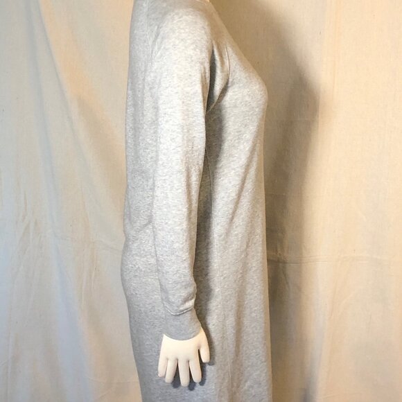Muji Heather Gray Sweatshirt Dress XS - Picture 5 of 9